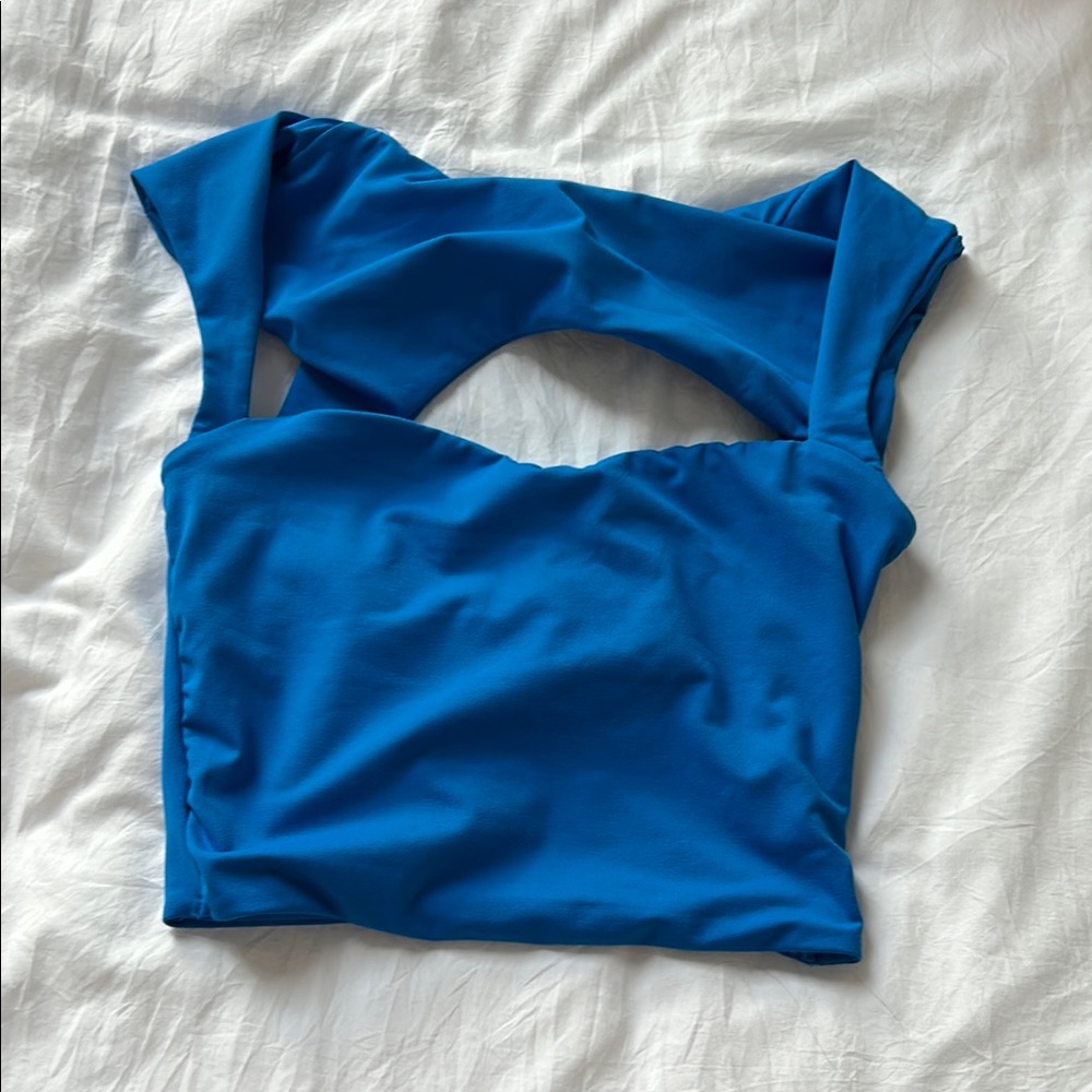 Vibrant Blue Sleeveless Top
